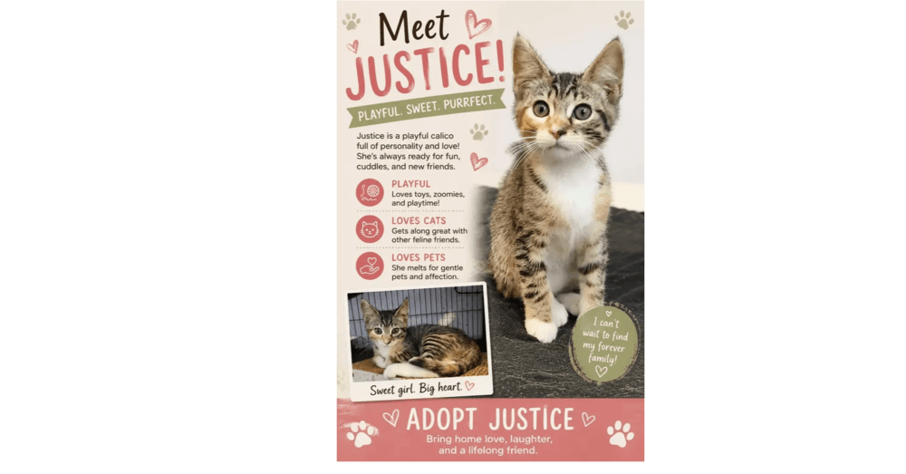 Justice - Domestic Short Hair