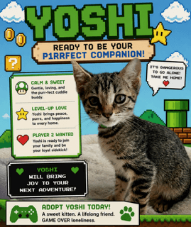 Princess Peach - Domestic Short Hair