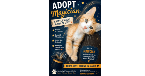 Magician - Domestic Short Hair