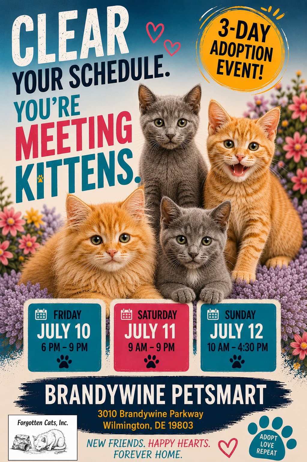 Brandywine Petsmart Cat Adoption Event July - - Domestic Short Hair