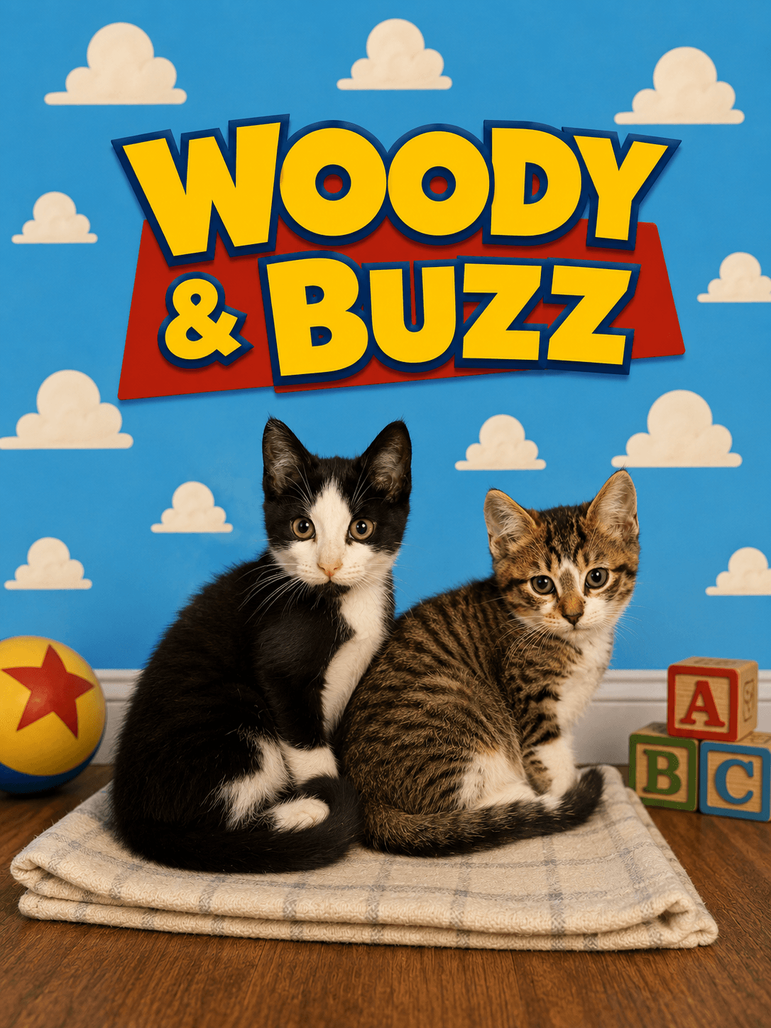 Woody  Buzz Bonded Fcid  - - Domestic Short Hair