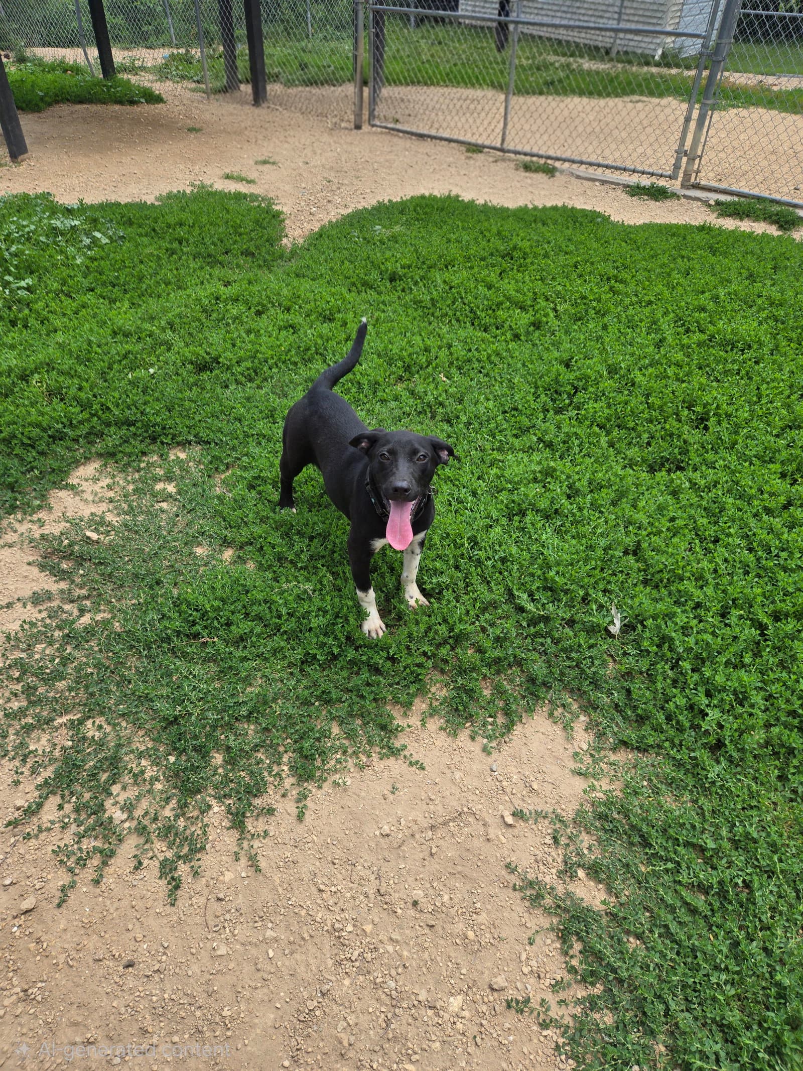 Curly - Black Labrador Retriever