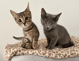 Finn Bonded To Blue  Foster Cat image 2