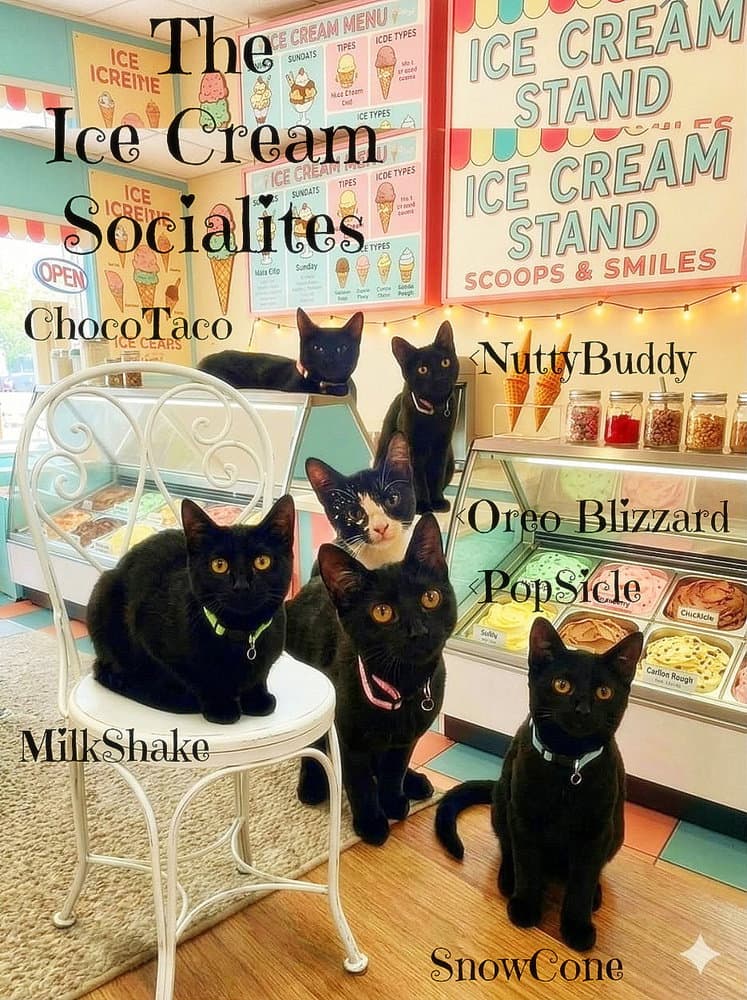 Popsicle Kitten - Domestic Short Hair